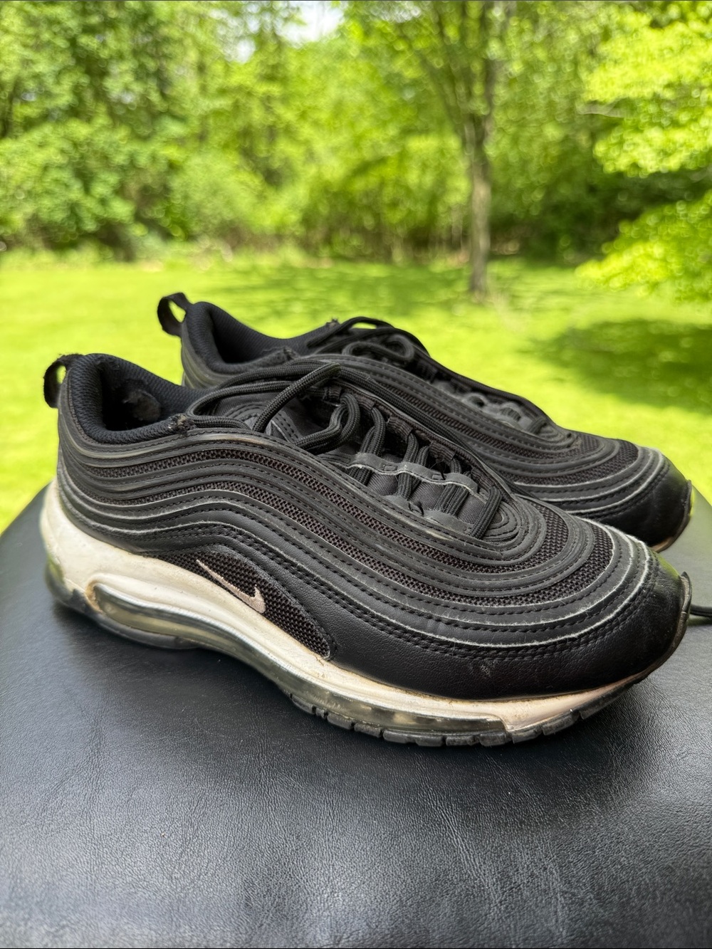 Nike Men's Black Low-Profile Air Max Sneakers